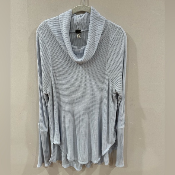 Free People We the Free Kristina long sleeve drippy thermal size M - Picture 3 of 13